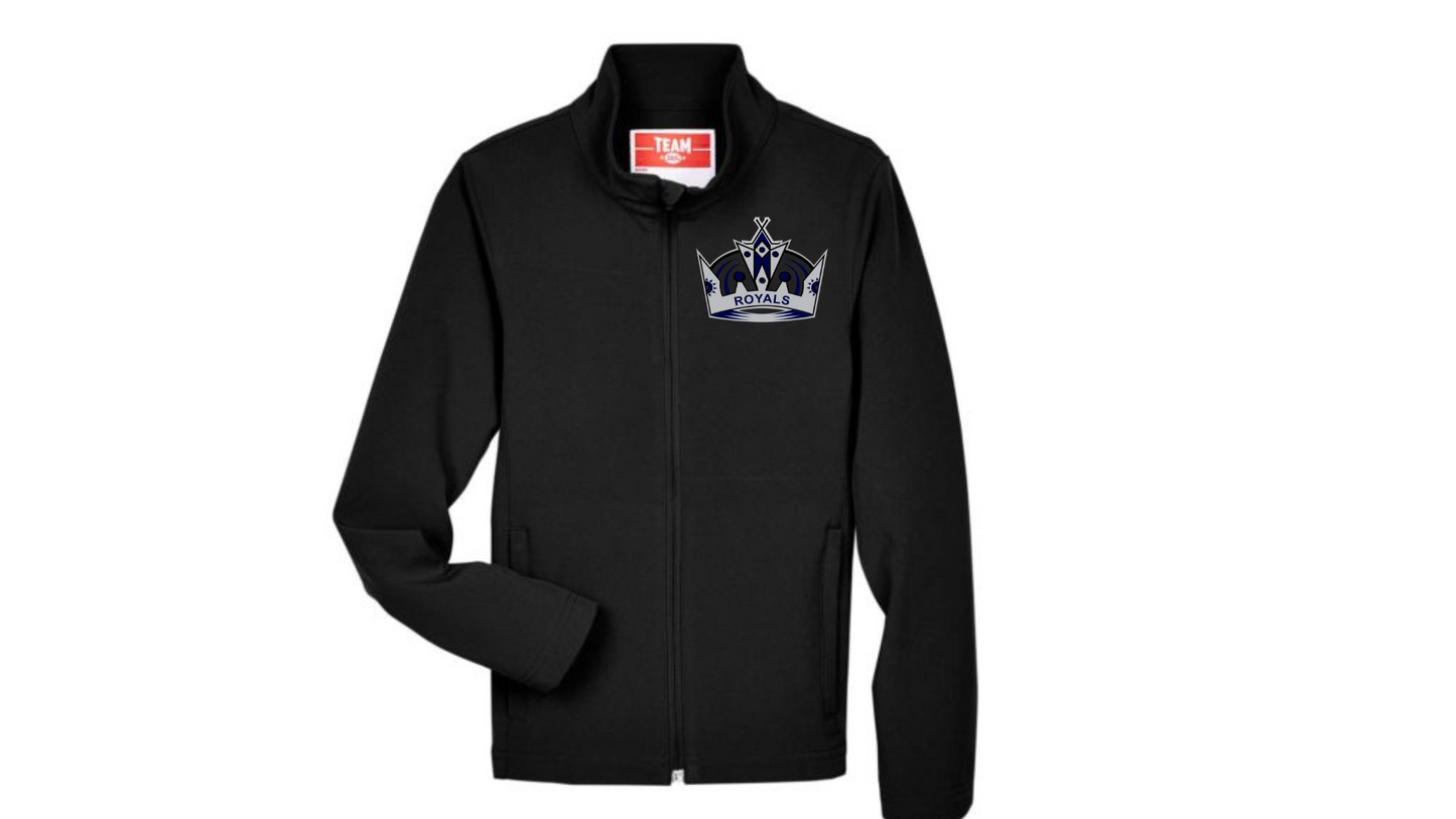 Youth Leader Soft Shell Jacket with embroidered logo