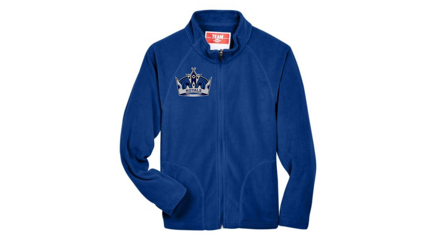 Youth Campus Microfleece Jacket with Embroidered Logo